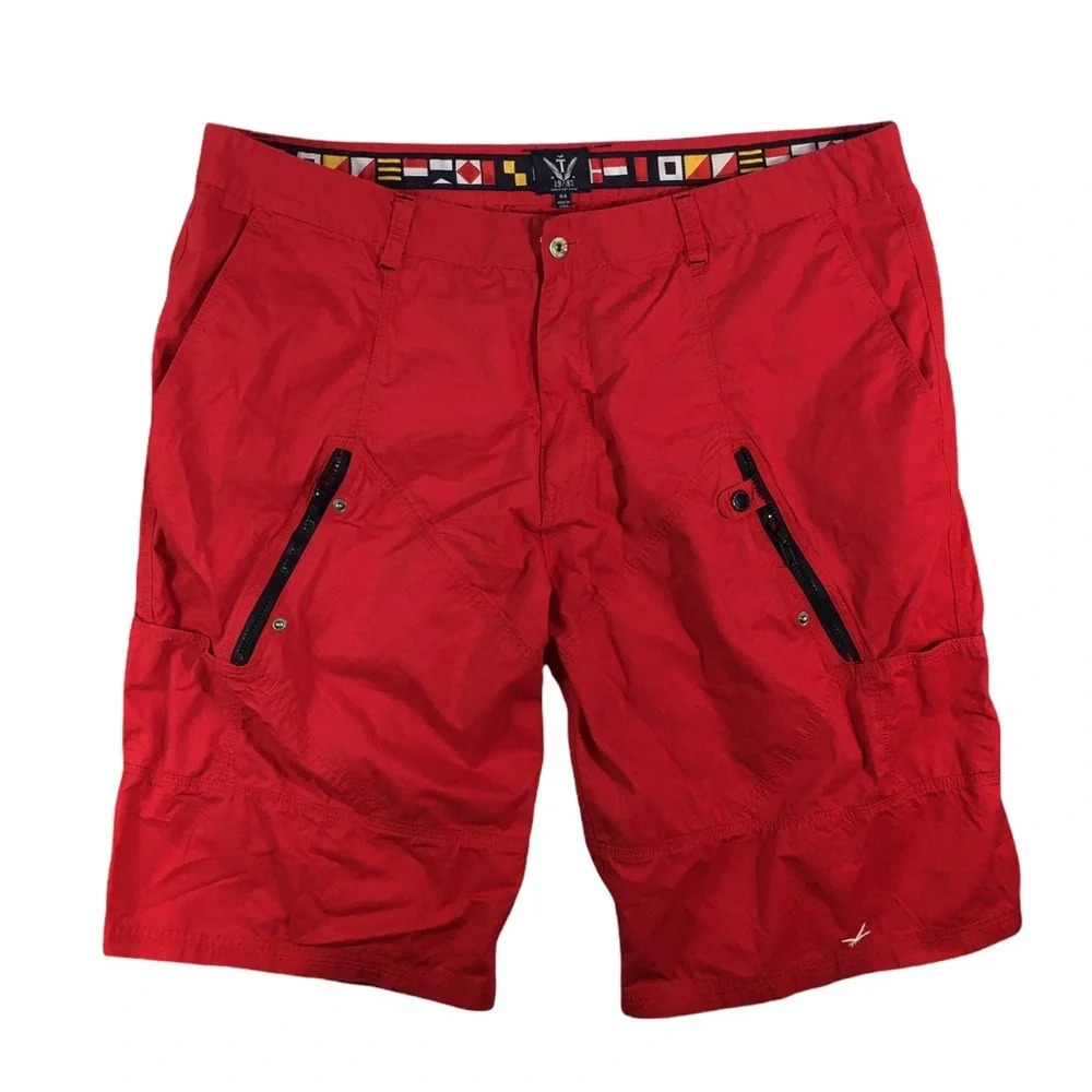 SH462 Vintage 80s Mens TRIPLE FAT GOOSE Military Style Shorts 44